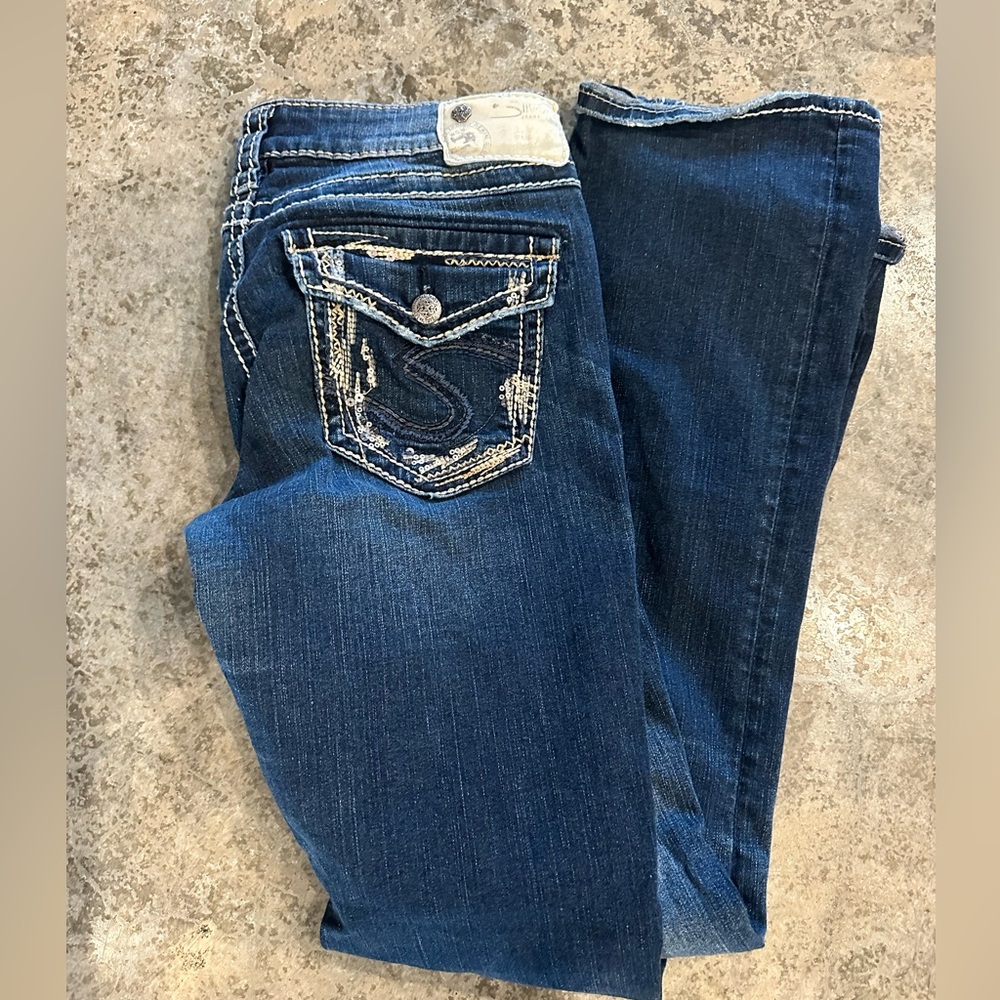 Silver Jeans Women's Boot Cut in Deep Blue